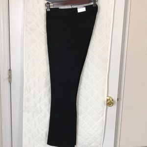 Express Columnist Barely Boot Black pant size 4S